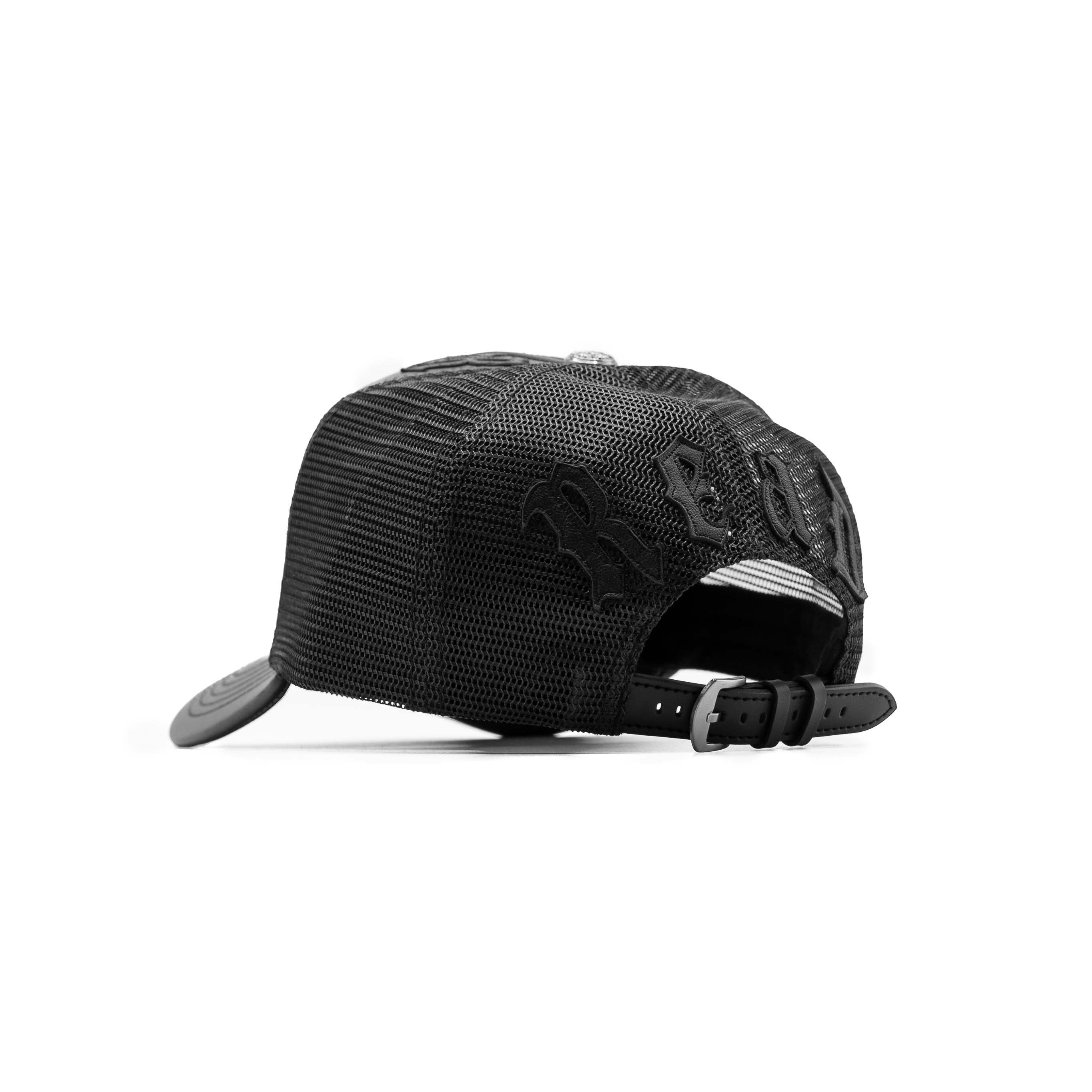 NY Genuine Leather Trucker Hat