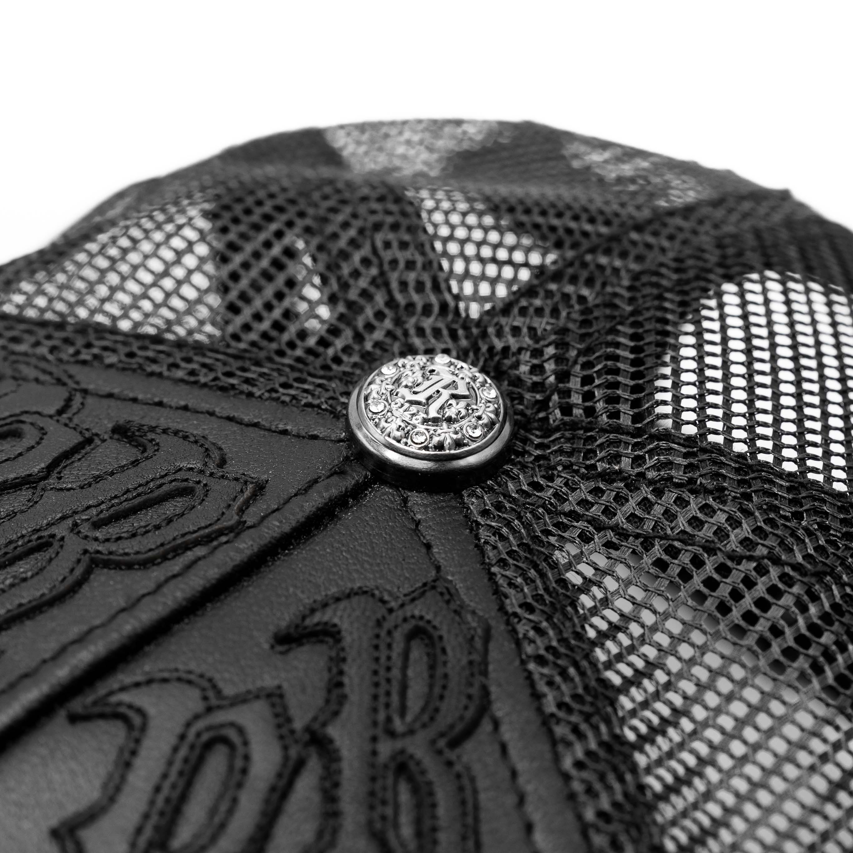 NY Genuine Leather Trucker Hat