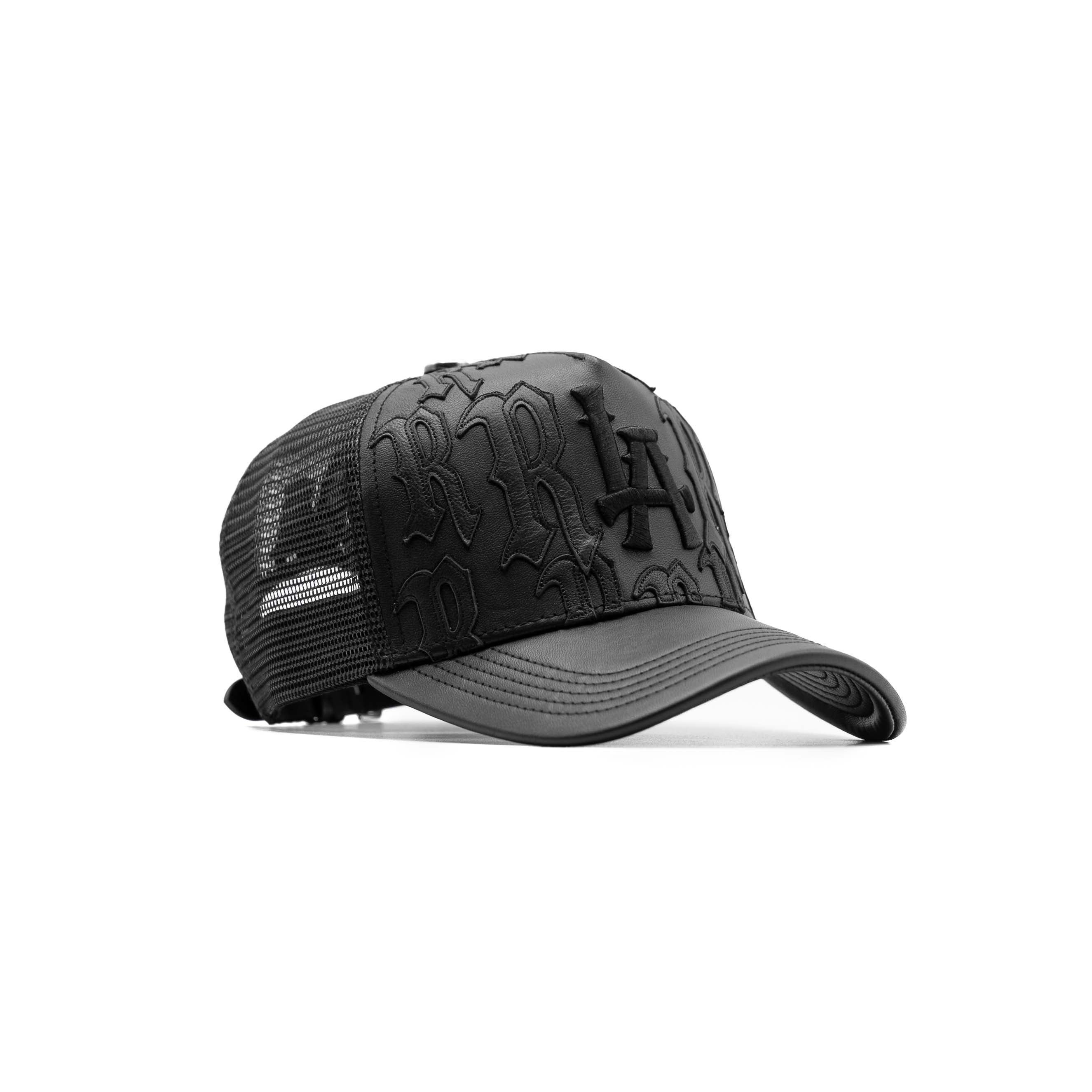 LA Genuine Leather Trucker Hat