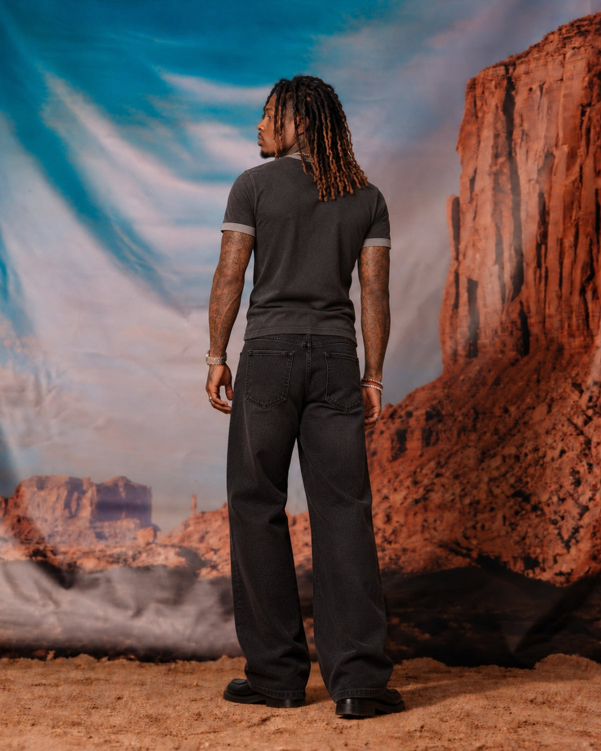 Blue Flame Motorcycles Ringer Tee - Joe Read