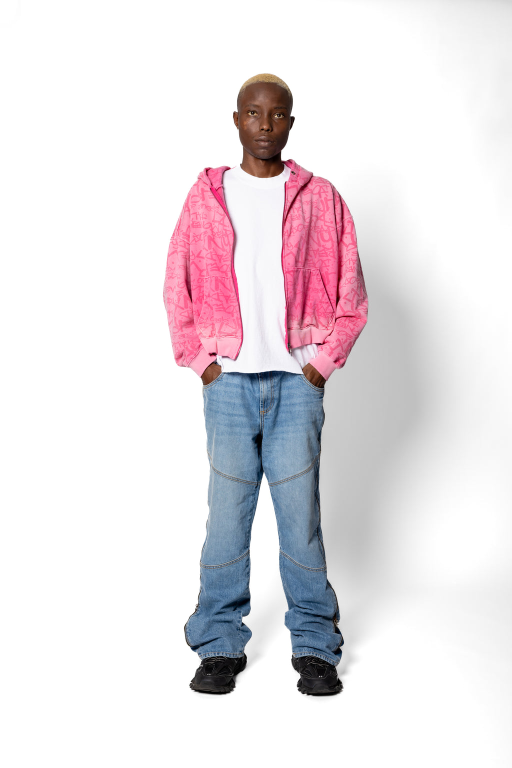Super Cropped Pink Hoodie
