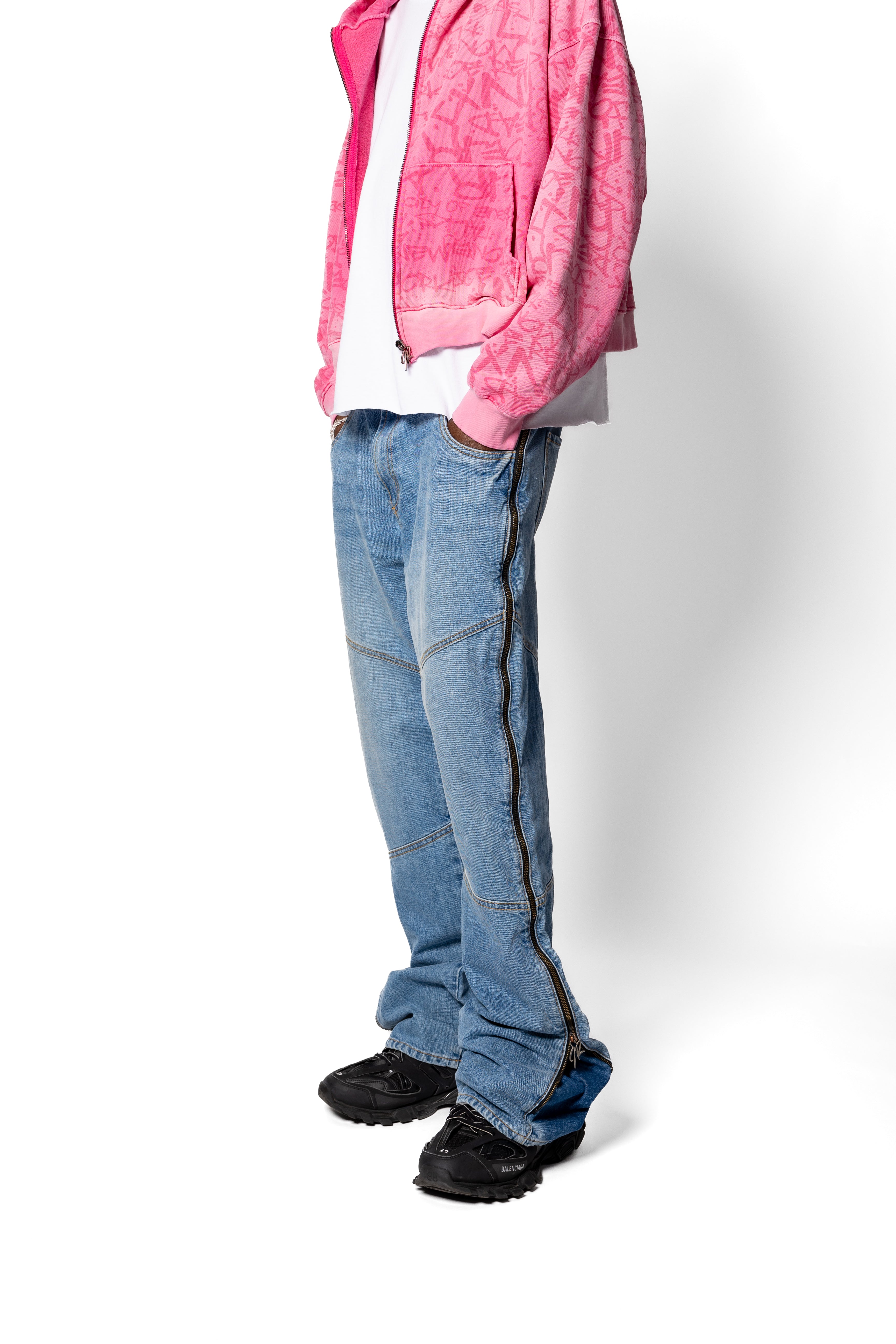 True Blue Denim Zip Pant