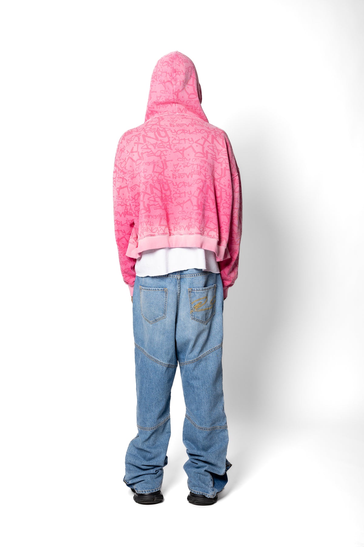 Super Cropped Pink Hoodie