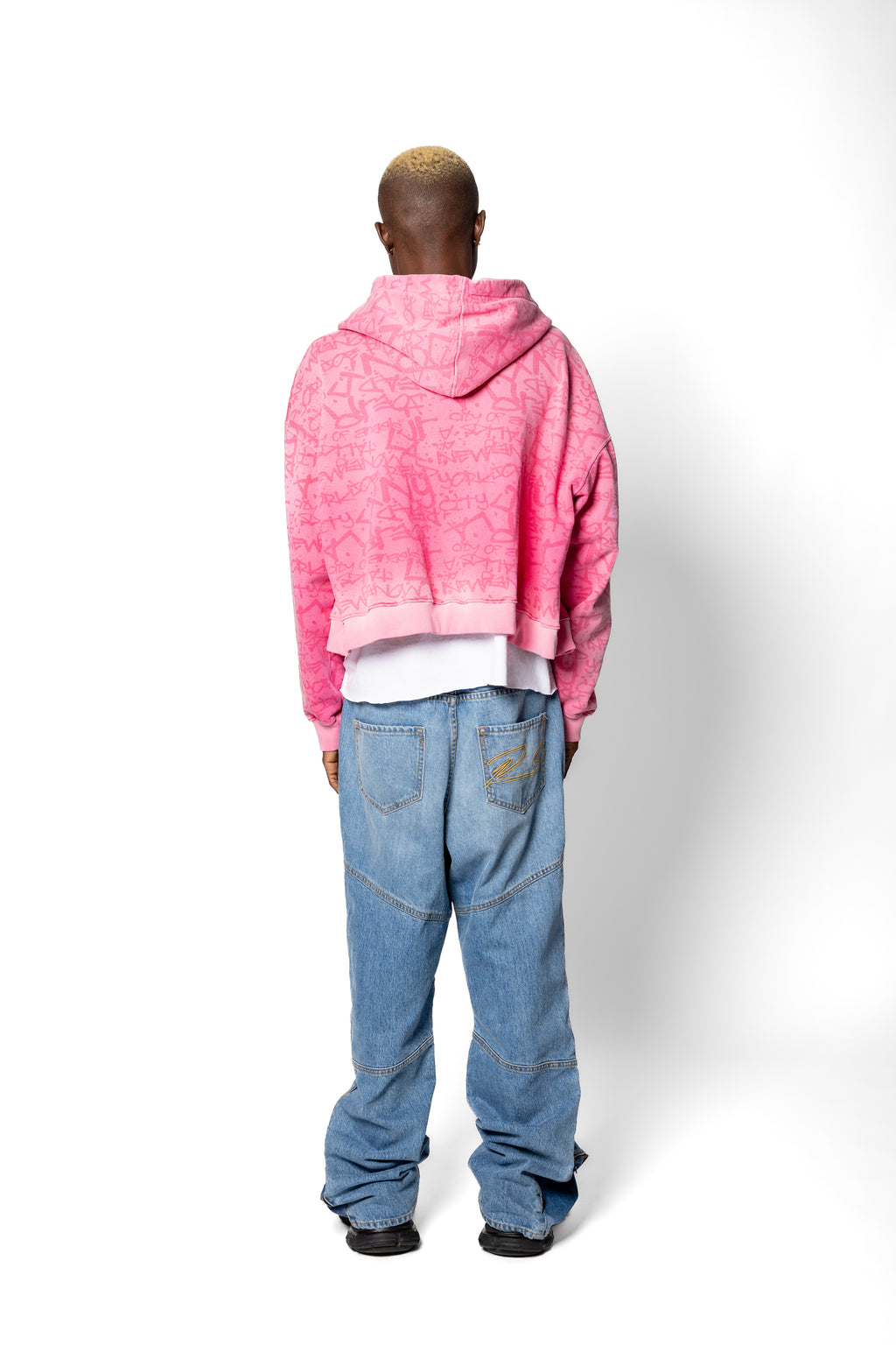 Super Cropped Pink Hoodie