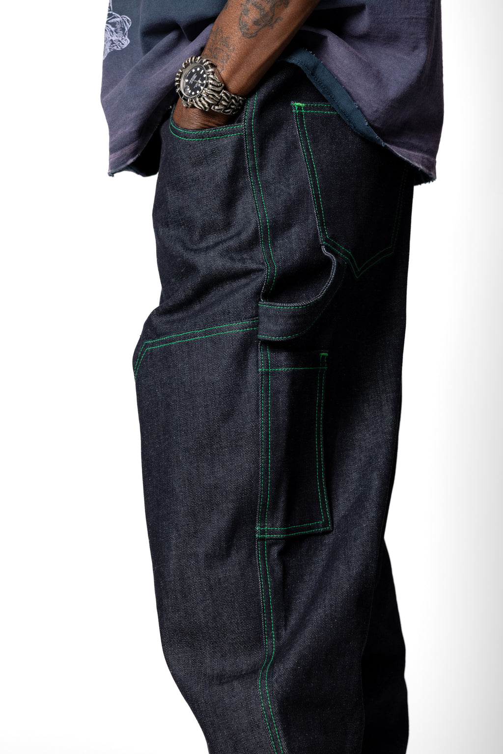 Carpenter Denim in Raw Indigo
