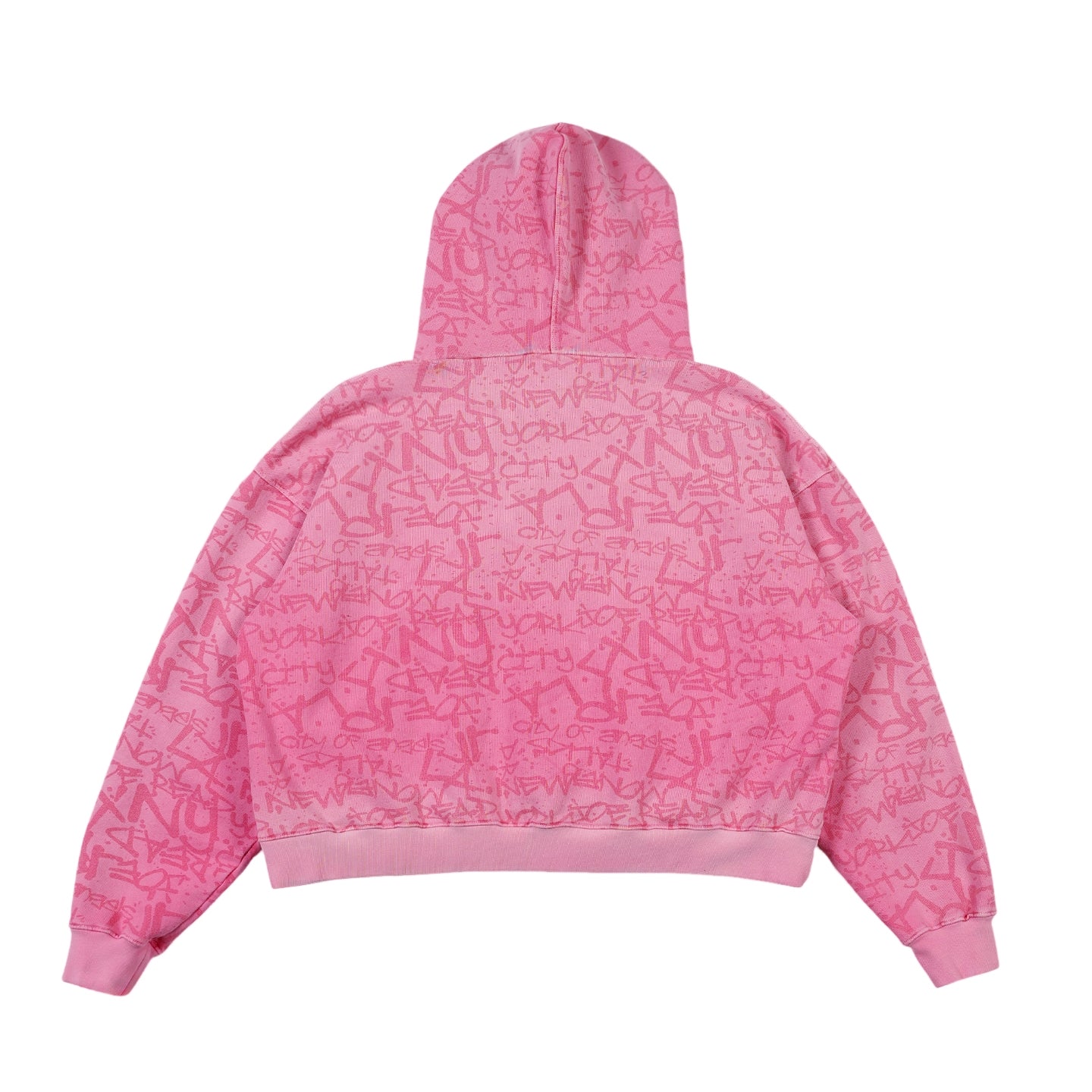 Super Cropped Pink Hoodie