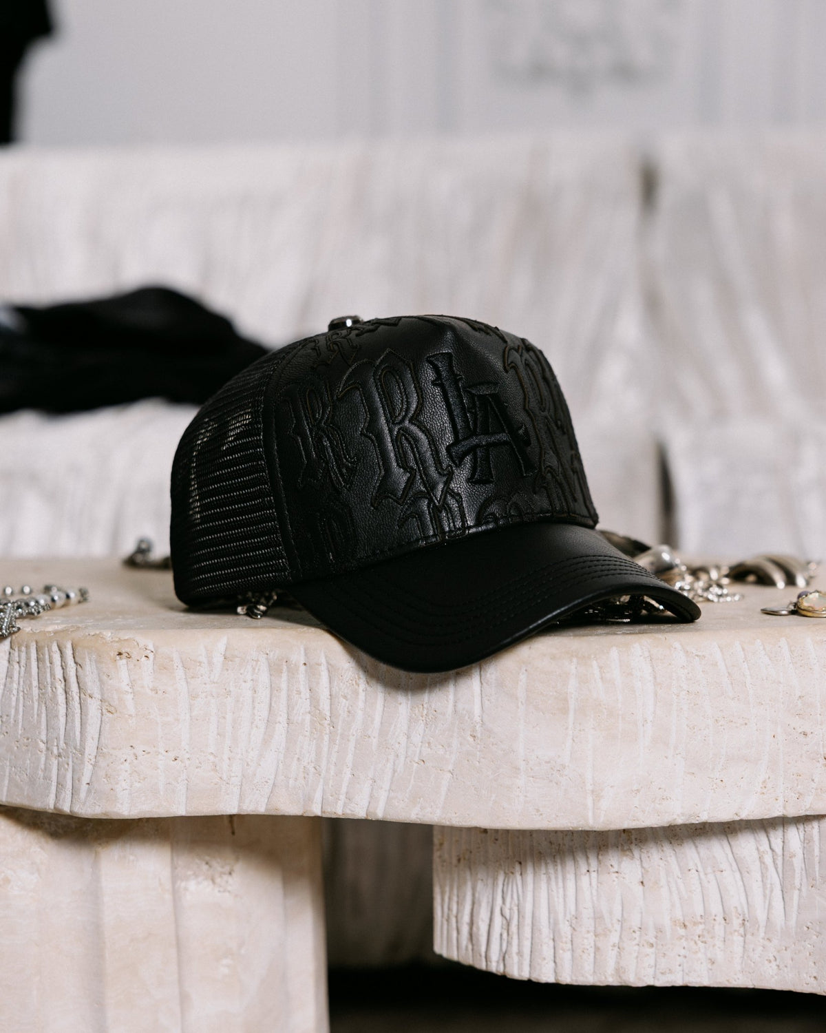 LA Genuine Leather Trucker Hat - Joe Read