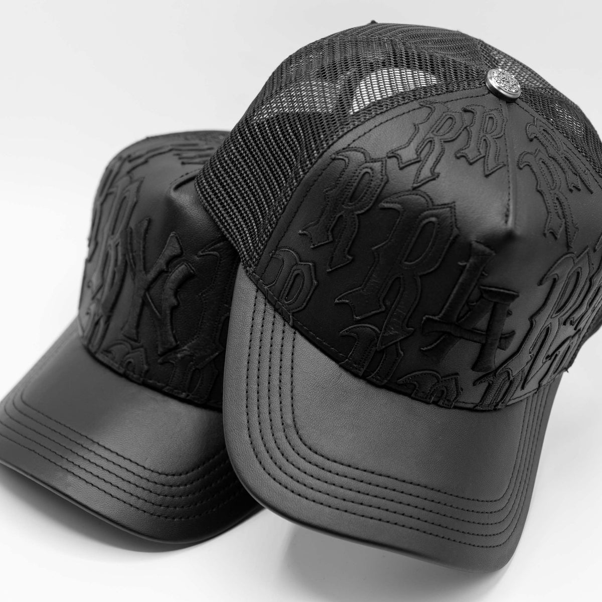 LA Genuine Leather Trucker Hat - Joe Read