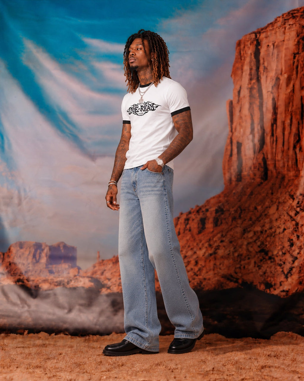 Tribal Motorcycles Ringer Tee - Joe Read