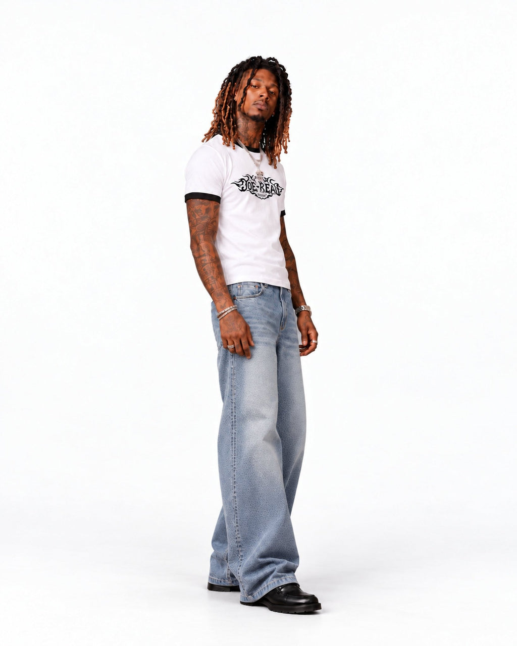 Tribal Motorcycles Ringer Tee - Joe Read