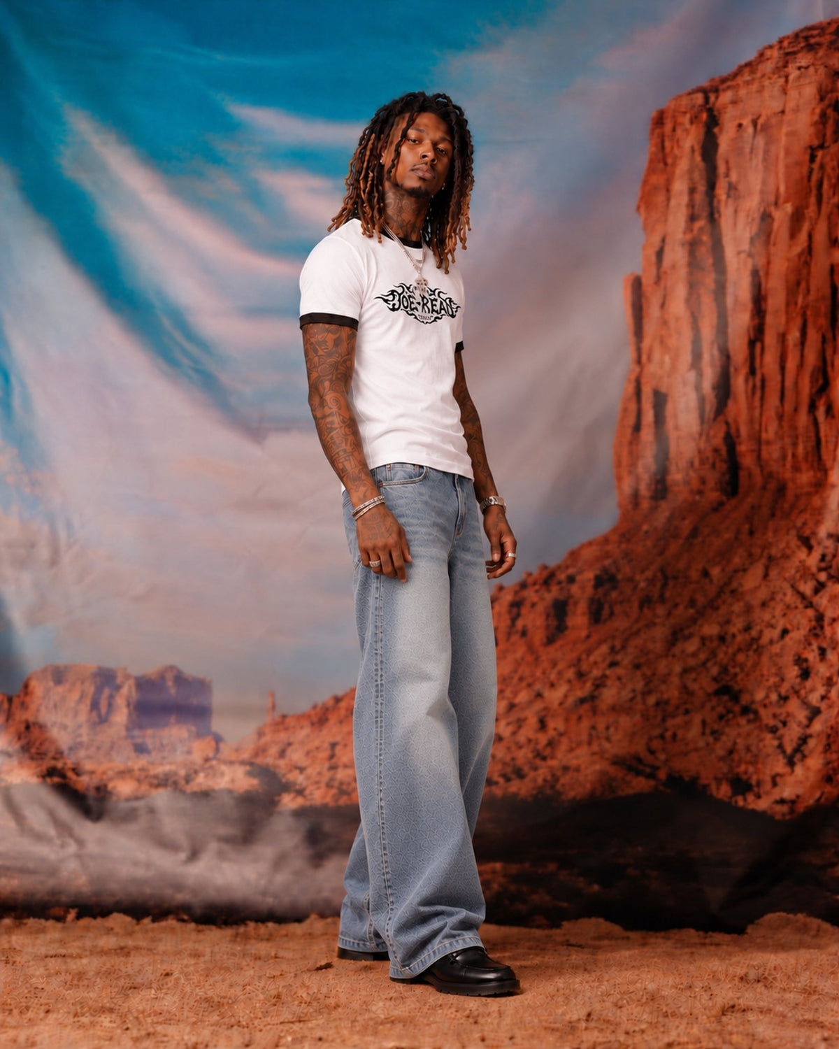 Tribal Motorcycles Ringer Tee - Joe Read